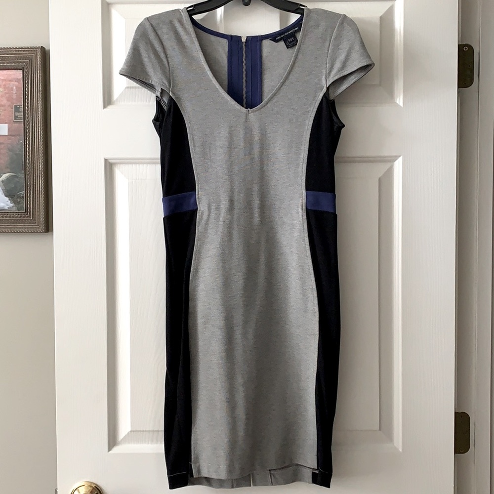 Sleek body-con day or night dress.